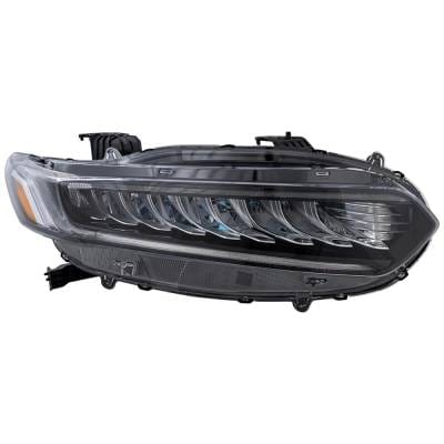 Headlight Compatible With 2018-2020 Honda Accord 1.5L 2.0L I4 L15be K20c4 Lfa Right Passenger Side thumbnail 2