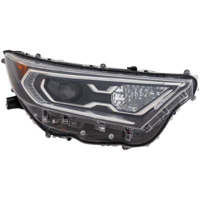 Headlight Compatible With 2019-2021 Toyota Rav4 2.5L I4 A25a-Fks A25a-Fxs Right Passenger Side thumbnail 2