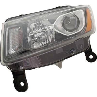 Headlight Compatible With 2014-2016 Jeep Grand Cherokee 3.6L 5.7L V6 Hellcat Left Driver Side thumbnail 2