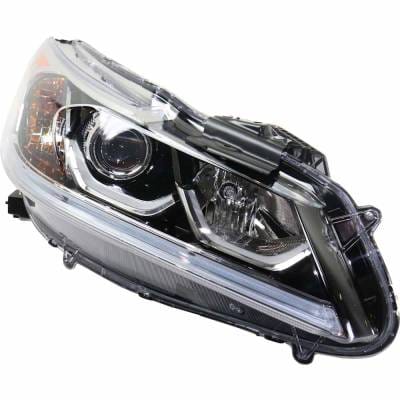 Headlight Compatible With 2017 Honda Accord 2.4L 3.5L I4 K24w J35y Lfa Right Passenger Side Halogen thumbnail 6