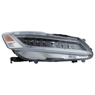 Headlight Compatible With 2016-2017 Honda Accord 2.4L 3.5L I4 K24w J35y Lfa Right Passenger Side Led thumbnail 2