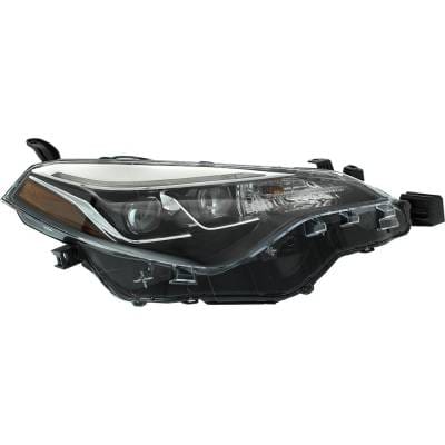 Headlight Compatible With 2017-2019 Toyota Corolla 1.8L I4 Right Passenger Side Halogen Rt10010019q thumbnail 2