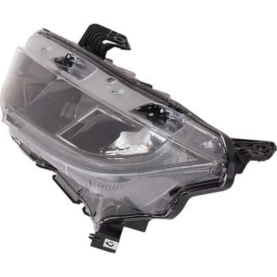 Headlight Compatible With 2018 Honda Civic 2.0L 1.5L I4 K20c2 L15b7 K20c1 Left Driver Side Halogen thumbnail 6