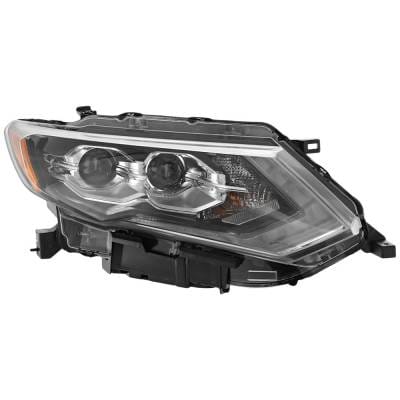 Headlight Compatible With 2019-2020 Nissan Rogue 2.5L 2.0L I4 Qr25de Mr20dd Right Passenger Side Led thumbnail 2