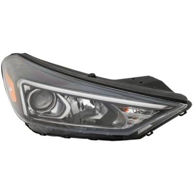Headlight Compatible With 2019-2021 Hyundai Tucson 2.0L 2.4L I4 Right Passenger Side Halogen thumbnail 2