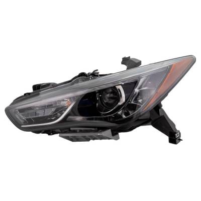Headlight Compatible With 2017-2018 Infiniti Qx60 3.5L V6 Vq35de Left Driver Side Xenon Ri10010010q thumbnail 2