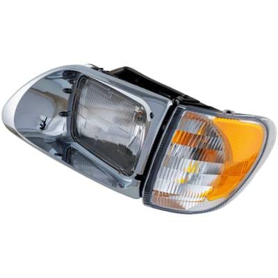 Headlight Compatible With 1996-2011 International 9200 Sba 9200I Sba Left Driver Side Halogen thumbnail 4