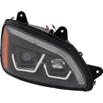 Headlight Compatible With 2008-2016 Kenworth T660 Right Passenger Side Halogen Rk10010075-Hda thumbnail 2