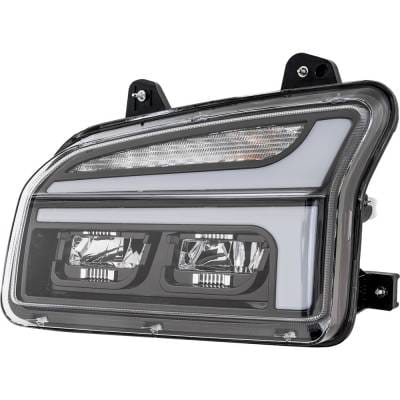 Headlight Compatible With 2014-2022 Kenworth T880 Left Driver Side Led Rk10010066-Hdu thumbnail 2
