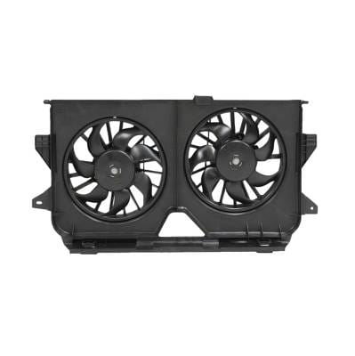 Radiator Condenser Fan Assembly Compatible With Dodge Grand Caravan 2005-2007 Chrysler Town Country thumbnail 4