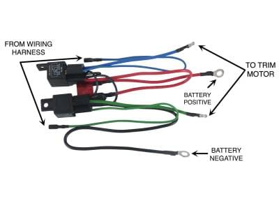 3 Wire To 2 Wire Tilt Trim Wiring Harness Compatible With 1985-1992 Mercury Mariner 35-225 Hp thumbnail 8