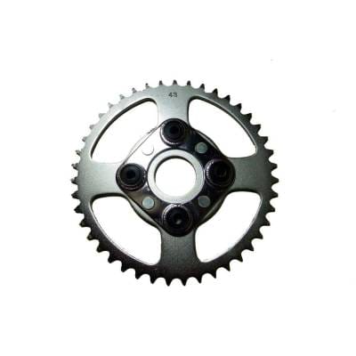 Rear Drive Sprocket 43T 520 Chain Steel Compatible With Honda Atc 185S (1983) Atc 250R (1981-1982) thumbnail 3