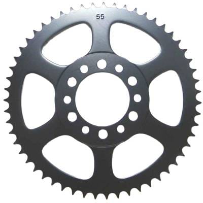 Rear Drive Sprocket 55T 428 Chain Steel Compatible With Yamaha Tw 200 Xt 350 Dt 125 Xt 200 1974-2025 thumbnail 3