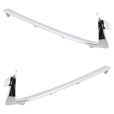 New Pair Of Grille Trim Compatible With Chevrolet Camaro Lt Camaro Ss 2014-2015 By 22847641 thumbnail 4