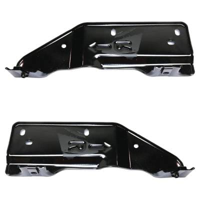 New Pair Of Inner Grille Bracket Compatible With Ford E-350 Super Duty Xl 8 Cyl 6.0L E-150 Base 8