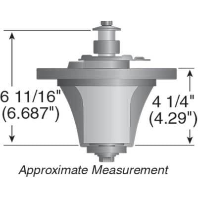 Spindle Assembly Compatible With Grasshopper 3452 3461 3661 428D 12Cv-52 9852 9861 52 61 Inch Deck thumbnail 4