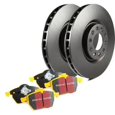 New Aramid Fiber Brake Disc And Pad Kit Compatible With Ford F-150 Fx2 6 Cyl 3.5L F-150 Fx4 8 Cyl thumbnail 2