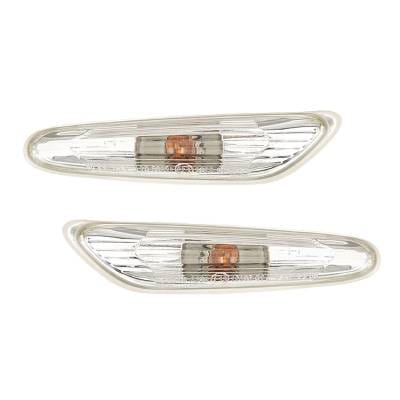 New Pair Side Marker Lights Compatible With Bmw 330I 335D 335I 328I 63137253325 63-13-7-253-326 thumbnail 4