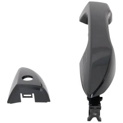 Front Left (Driver Side) Exterior Door Handle Compatible With 2014-2019 Toyota Corolla Smooth Black thumbnail 6