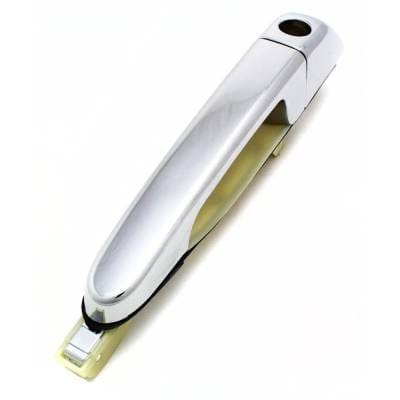 Front Driver Side Exterior Door Handle Compatible With 2006-2012 Hyundai Entourage Kia Sedona Chrome thumbnail 6