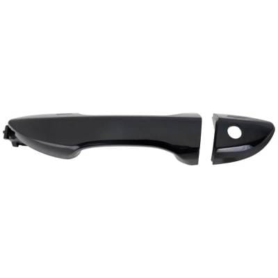 Front Driver Side Exterior Door Handle Compatible With 2014-2019 Toyota Corolla Smooth Black With thumbnail 2