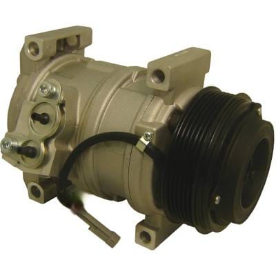 New 6-Groove Pulley A/C Compressor Compatible With Chevrolet Gmc Silverado 2500 Hd Base 8 Cyl 6.6L
