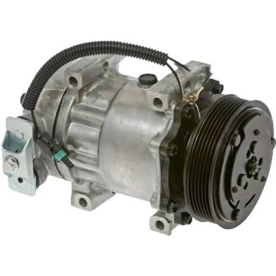 New 6-Groove Pulley A/C Compressor Compatible With Dodge Jeep Wrangler Sport 6 Cyl 4.0L Dakota Slt 4