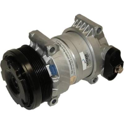 New 6-Groove Pulley A/C Compressor Compatible With Gmc Isuzu K3500 Sierra Slt 8 Cyl 6.5L K1500
