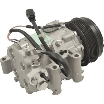 New 10-Groove Pulley A/C Compressor Compatible With Acura Honda Civic Lx 4 Cyl 1.8L Civic Touring 4 thumbnail 2