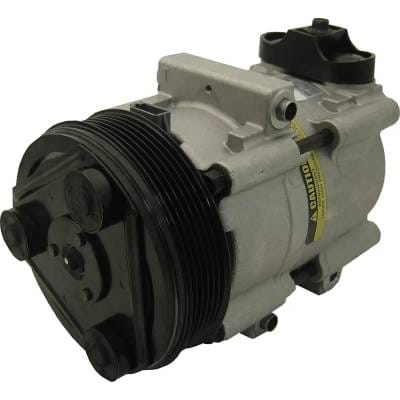 New 6-Groove Pulley A/C Compressor Compatible With Ford Lincoln F-350 Super Duty Lariat 8 Cyl 6.0L