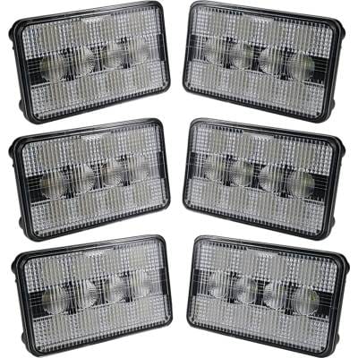 Led Combine Cab Light Kit 6 Lights 21000 Lumens Compatible With Case Ih 2144-2588 Axial-Flow 360W