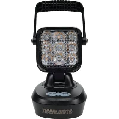 Led Magnetic Rechargeable Work Light And Flashing Amber Beacon Compatible With Tractor Truck Farm thumbnail 3