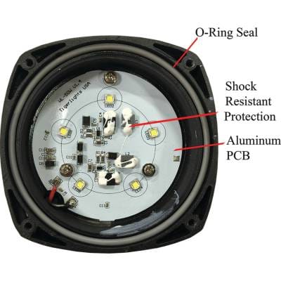 35W Led Compact Flood Light Compatible With John Deere 210C 310G 310J 410G 410J 710J Backhoe Loader thumbnail 3