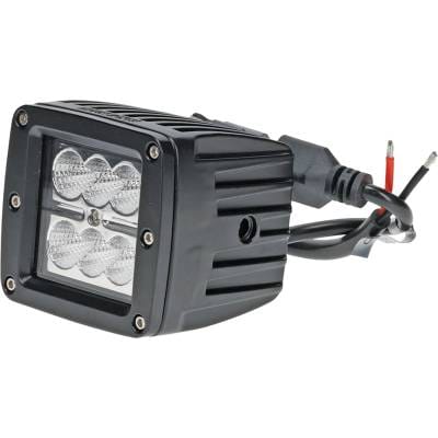 Led Square Flood Work Light 18 Watt 1350 Lumens 3 Inch Compatible With 12V 24V Truck Tractor Boat thumbnail 2