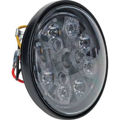 Led Sealed Round Work Light Red Tail Light Compatible With 2150 2255 2355 2555 2750 2955 3050
