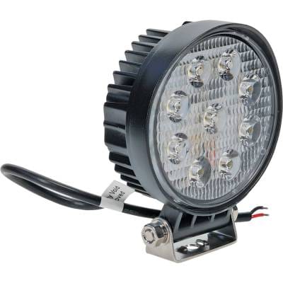 Led 27 Watt Round Spot Beam Work Light Compatible With Tractor Combine Excavator Loader Truck Atv