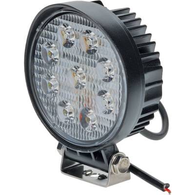 Led 27 Watt Round Spot Beam Work Light Compatible With Tractor Combine Excavator Loader Truck Atv thumbnail 2