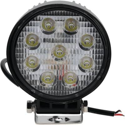 Led 27 Watt Round Spot Beam Work Light Compatible With Tractor Combine Excavator Loader Truck Atv thumbnail 3
