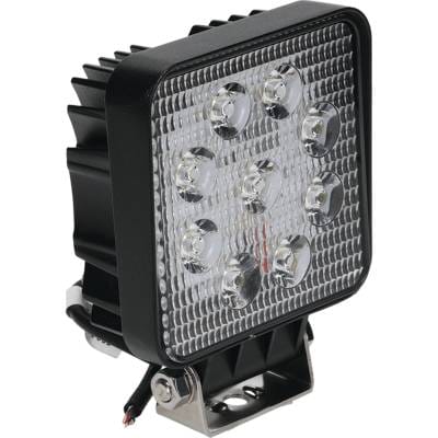 Led 27 Watt Square Spot Beam Work Light Compatible With Tractor Combine Excavator Loader Truck Atv