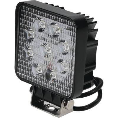 Led 27 Watt Square Spot Beam Work Light Compatible With Tractor Combine Excavator Loader Truck Atv thumbnail 2