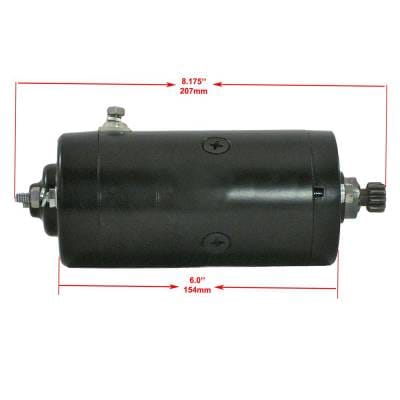 Type Starter And Solenoid Compatible With Harley Davidson Touring Flhtc Electra Glide Classic thumbnail 18