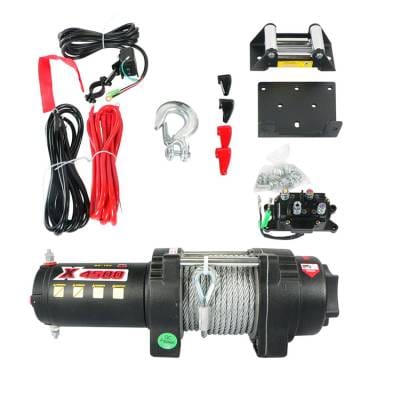 Complete Winch Kit Assembly Compatible With Honda Kawasaki Yamaha Polaris Arctic Cat Can-Am thumbnail 3