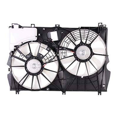 Dual Radiator And Condenser Fan Assembly Compatible With 2016-2019 Lexus Rx350l Rx350 3.5L OEM thumbnail 2