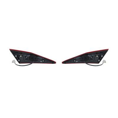 New Inner Tail Light Pair Compatible With Honda Civic Sedan 2016 34150-Tba-A01 34155Tbaa01 thumbnail 8