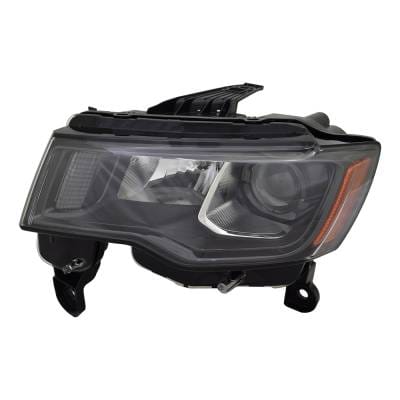Headlight Assembly Left Driver Side Compatible With 2017-2021 Jeep Grand Cherokee Limited Lujo Sport thumbnail 2