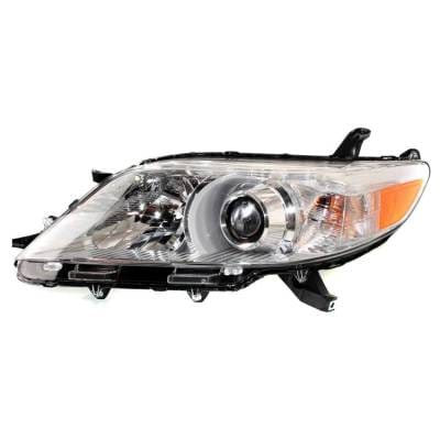 Headlight Assembly Left Driver Side Compatible With 2011-2020 Toyota Sienna Base Mini Passenger Van thumbnail 2