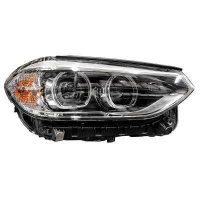 Headlight Assembly Left Driver Side Compatible With 2018-2021 Bmw X3 Sport Utility X4 Sport Utility thumbnail 2