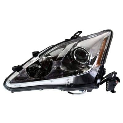 Headlight Assembly Left Driver Side Compatible With 2009-2010 Lexus Is250 Is350 Halogen Clear Lens thumbnail 2