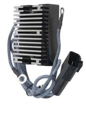 Regulator Rectifier Compatible With Harley-Davidson 74512-00, 745 OEM Black Finish W/ Polished Fins thumbnail 4